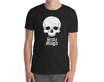 Krav Maga T-Shirt (Unisex) / Israeli Martial Arts Shirt - "Skull"