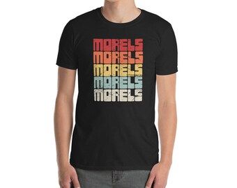 Murkeljakt-T-shirt / Retro murkelsvampplockning, svampsökande och mykologi-T-shirt (UNISEX)