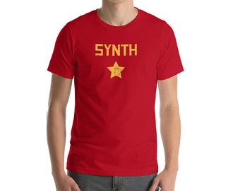 Synth / Synthesizer T-Shirt (Unisex) - Gift for Electronic Music Producer or DJ
