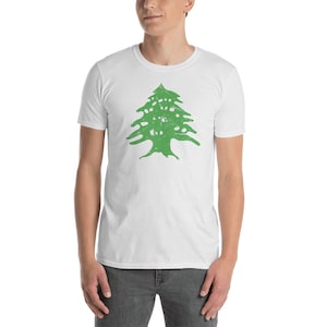 Flag Of Lebanon Camiseta (Unisex) / Camisa de cedro libanés