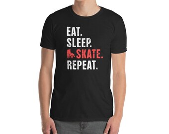 Grappige Roller Skating T-Shirt (Unisex) / rolschaatsen Tee Shirt cadeau idee