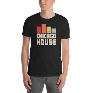 Retro Vintage Chicago House Music T-Shirt (Unisex)