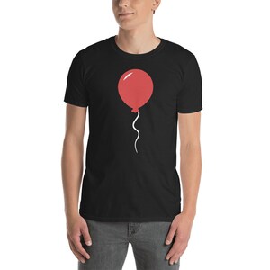 Red Balloon Clown T-Shirt (Unisex) / Scary Horror Movie Tee Shirt Gift Idea