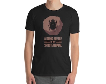 Dung Beetle T-shirt (unisex)/funny insect shirt & Cool bug gift voor entomologen