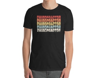 Retro vintage-CHIROPRACTIC/chiropractor T-shirt (unisex)