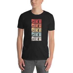 Retro Vintage Sikh T-Shirt (Unisex)