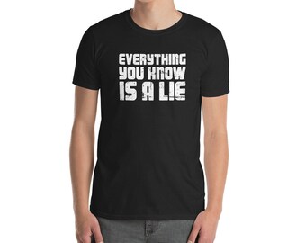 La théorie du complot T-Shirt (unisexe) - cadeau pour les théoriciens de la conspiration
