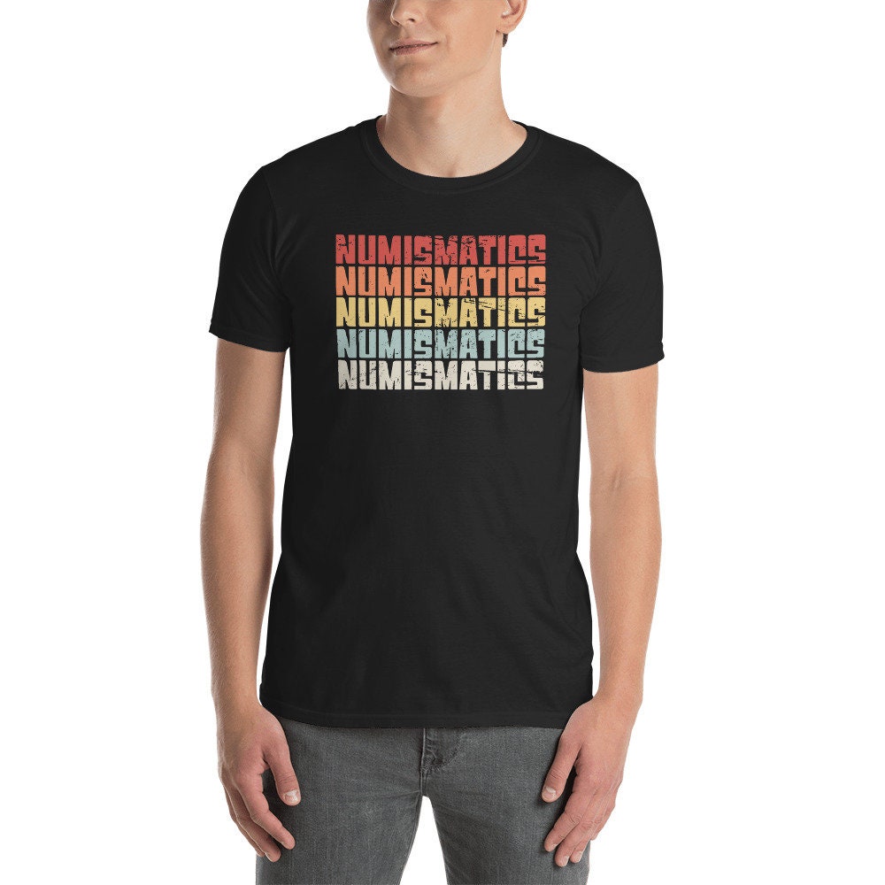 MIRABOZZI Numismatist T-Shirt – "Never Afraid Of Change" Coin Collector Gift, Unisex Fit