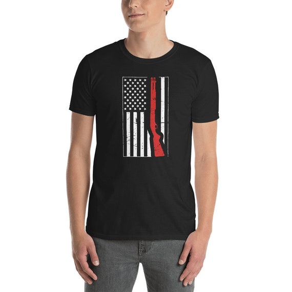 Trap Shooting Clay Pigeon American Flag Distressed T-Shirt Trap Shooting Clay Pigeon American Flag Distressed T-Shirt