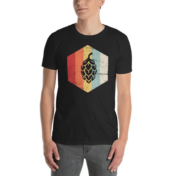 Mens Retro Vintage Hops Homebrew Beer T-Shirt Mens Retro Vintage Hops Homebrew Beer T-Shirt