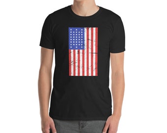 American Civil War Reenactor T-Shirt (Unisex) / United States History Reenactment Tee Shirt Gift - "Union Flag"