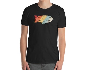 Retro Blimp T-Shirt (Unisex) / Airship Dirigible Tee Shirt Gift Idea