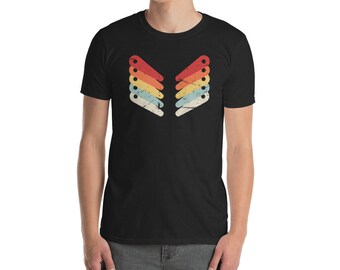 Flipper Pinball détresse rétro T-Shirt (unisexe)