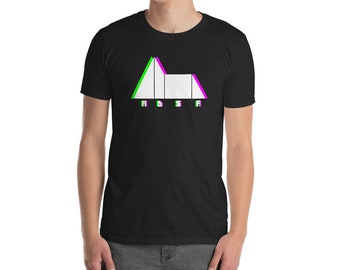 Glitchy Synth ADSR - Electronic Music Synthesizer T-Shirt (Unisex)