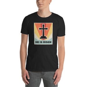 He Is Risen - Retro Vintage Lutheran T-Shirt (Unisex)