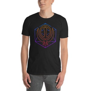 Psychedelic Khanda Sikh T-Shirt (Unisex)