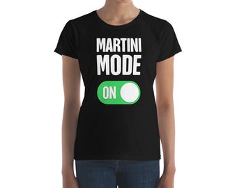Smutsig Martini T-shirt / Rolig cocktailpresent till bartenders - "Martini Mode"