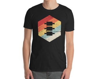 Retro Wirbelsäule - Chiropractie / Chiropractor T-Shirt (Unisex)