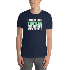 Pet Turtle T-Shirt / Cool Reptile Turtle Accessories Tee Shirt / Turtle Lover Gift Idea (Unisex) - Funny