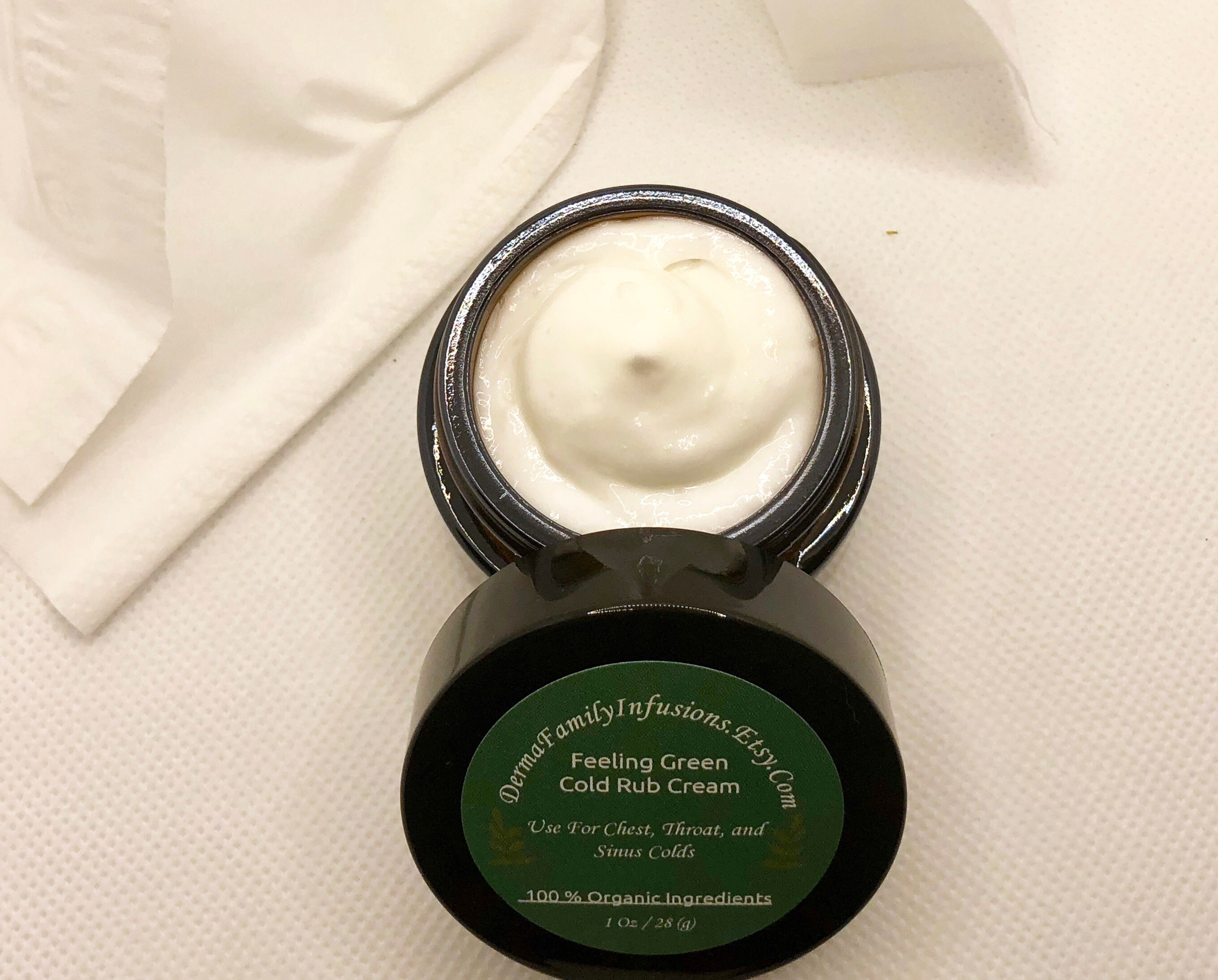 Cold Congestion Sinus Chest Rub Cream Etsy