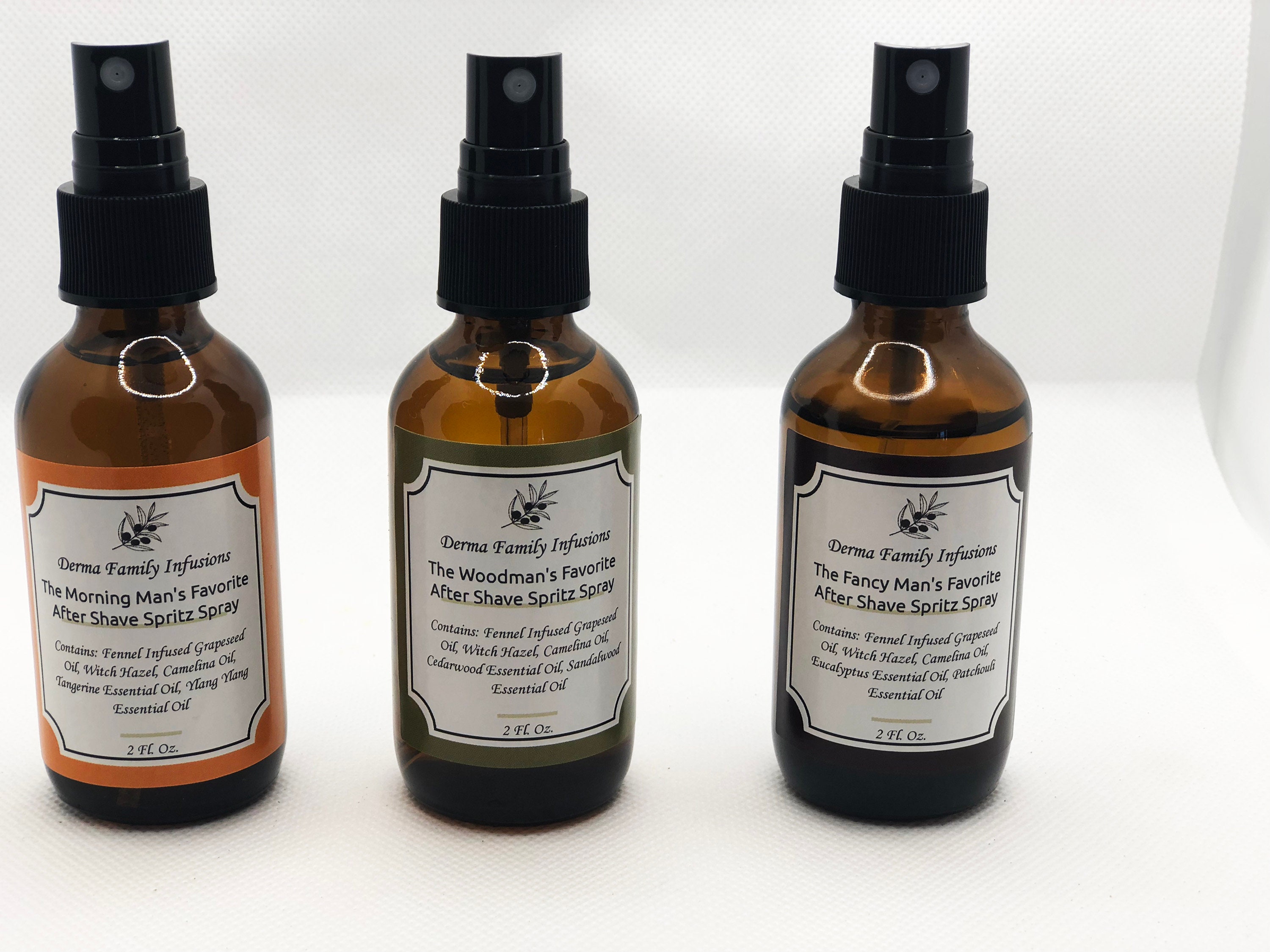 Mens After Shave Spritz Spray Grooming Gift Set With Organic Etsy