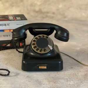 Siemens W 48 phone Siemens Telephone Black Rotary Phone Landline Phone Desk Telephone.