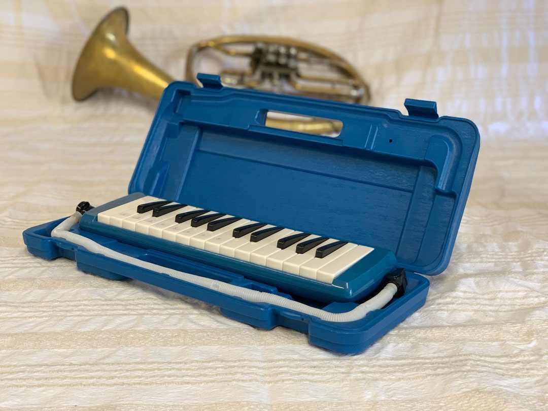 Vintage HOHNER Melodica Vintage Flute Hohner Student 26 Blue Melodica