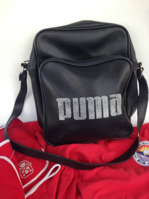 Vintage Puma bag, Crossbody Bag, vinyl crossbody … - image 2