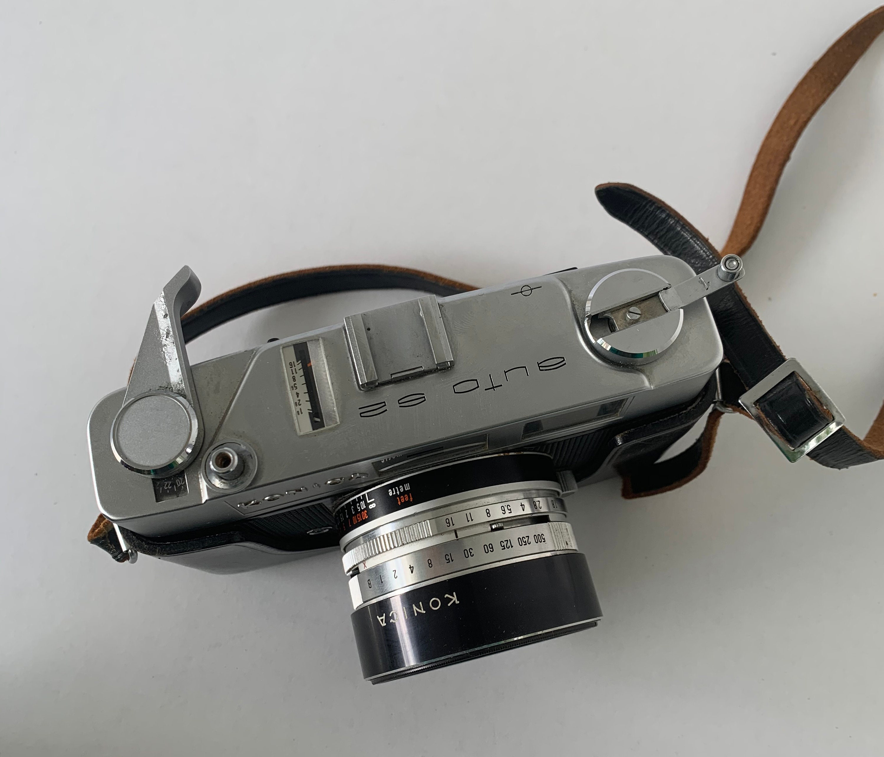 Vintage Konica Auto S2 Camera With Hexanon 45mm 1:1.8 Lens and