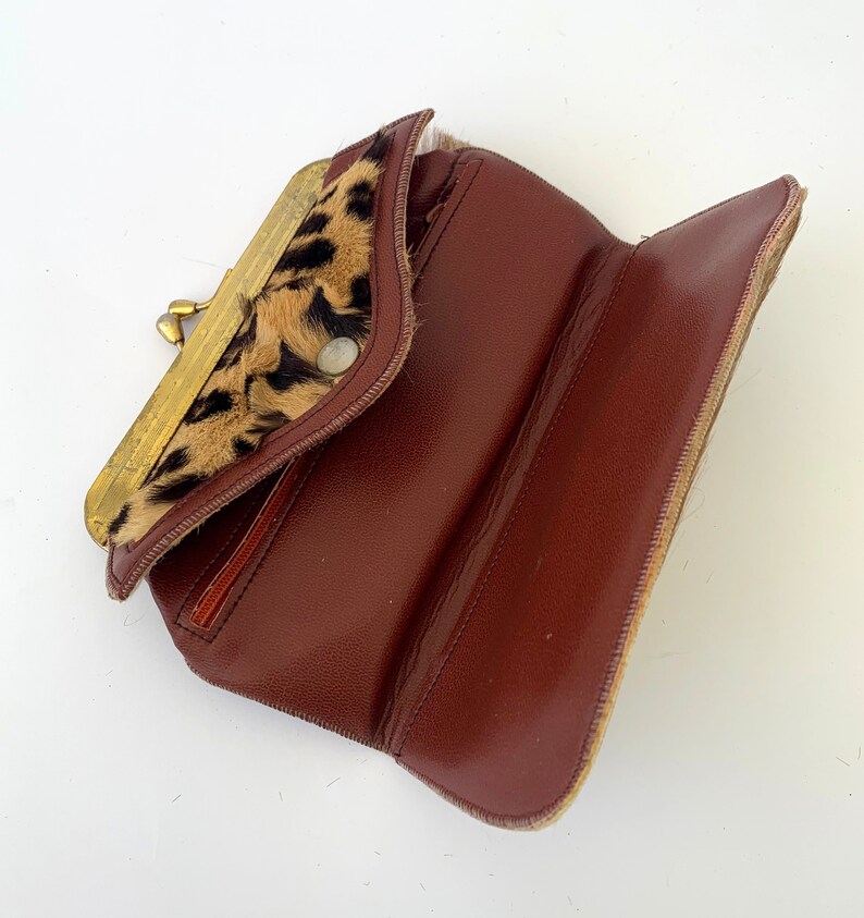 Vintage Furry Wallet Womens Wallet Personalized Wallet Etsy