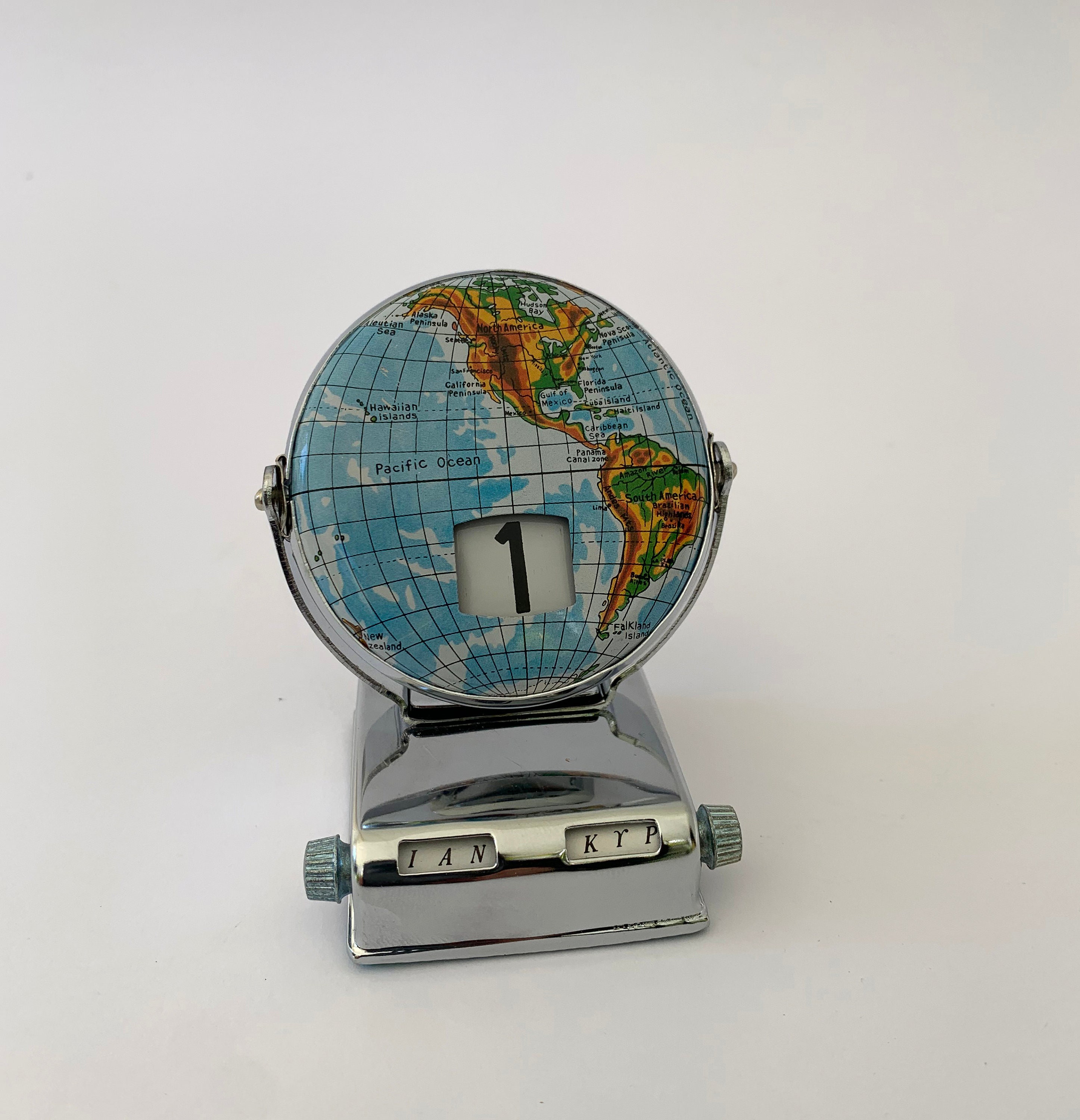 Desk Calendar, Perpetual Calendar, Antique Calendar, 1970s Office Supply, Vintage Desk Calendar, World Globe, Flip Numbers - Etsy desk-calendar-perpetual-calendar-antique-calendar-1970s-office-supply-vintage-desk-calendar-world-globe-flip-numbers-etsy