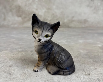 ヴィンテージ石膏猫像 - Etsy 日本