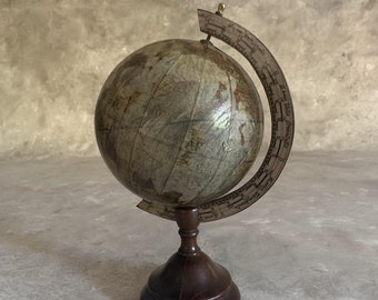 Vintage world globe Terrestrial Globe Desk globe office globe office decor.