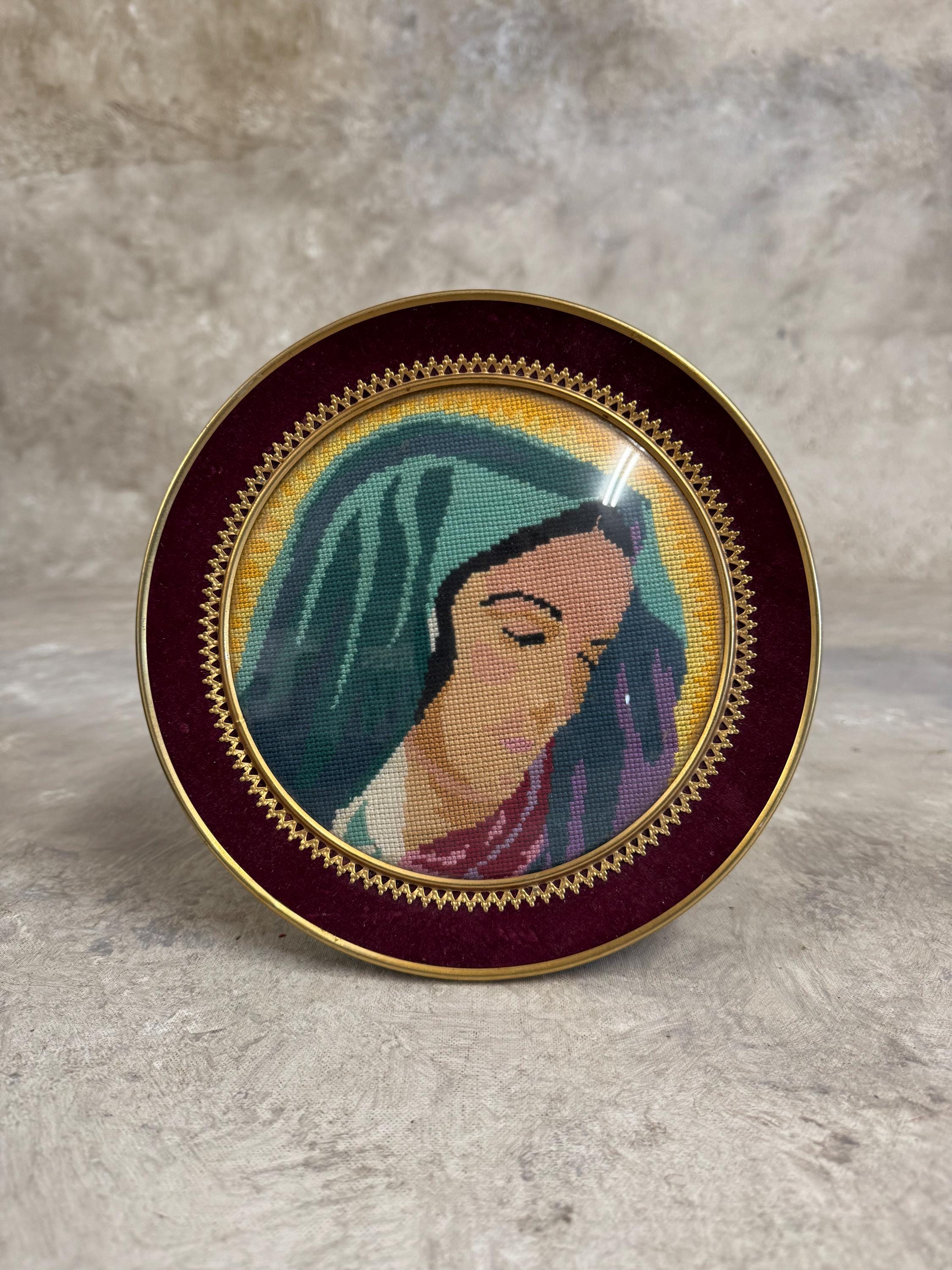 Madonna Del Libro Tapestry Wall Hanging - Virgin Mary and