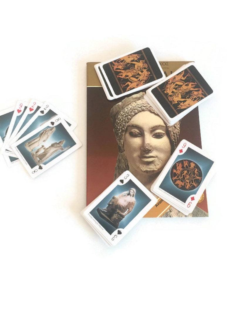 Ancient Greece Mythology Playing Cards Greek Playing Cards Etsy