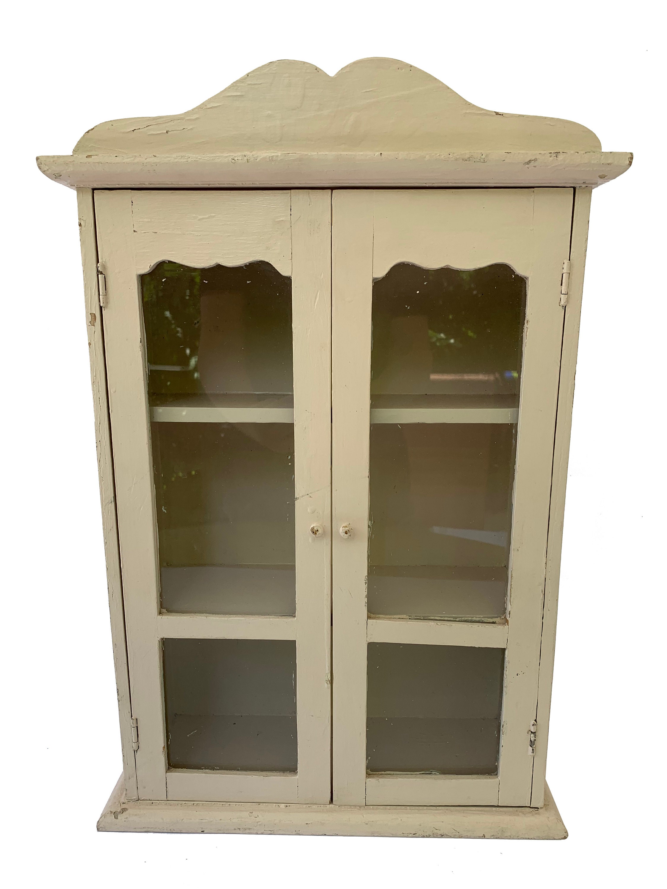 Pequeño gabinete vintage armario antiguo gabinete de | Etsy