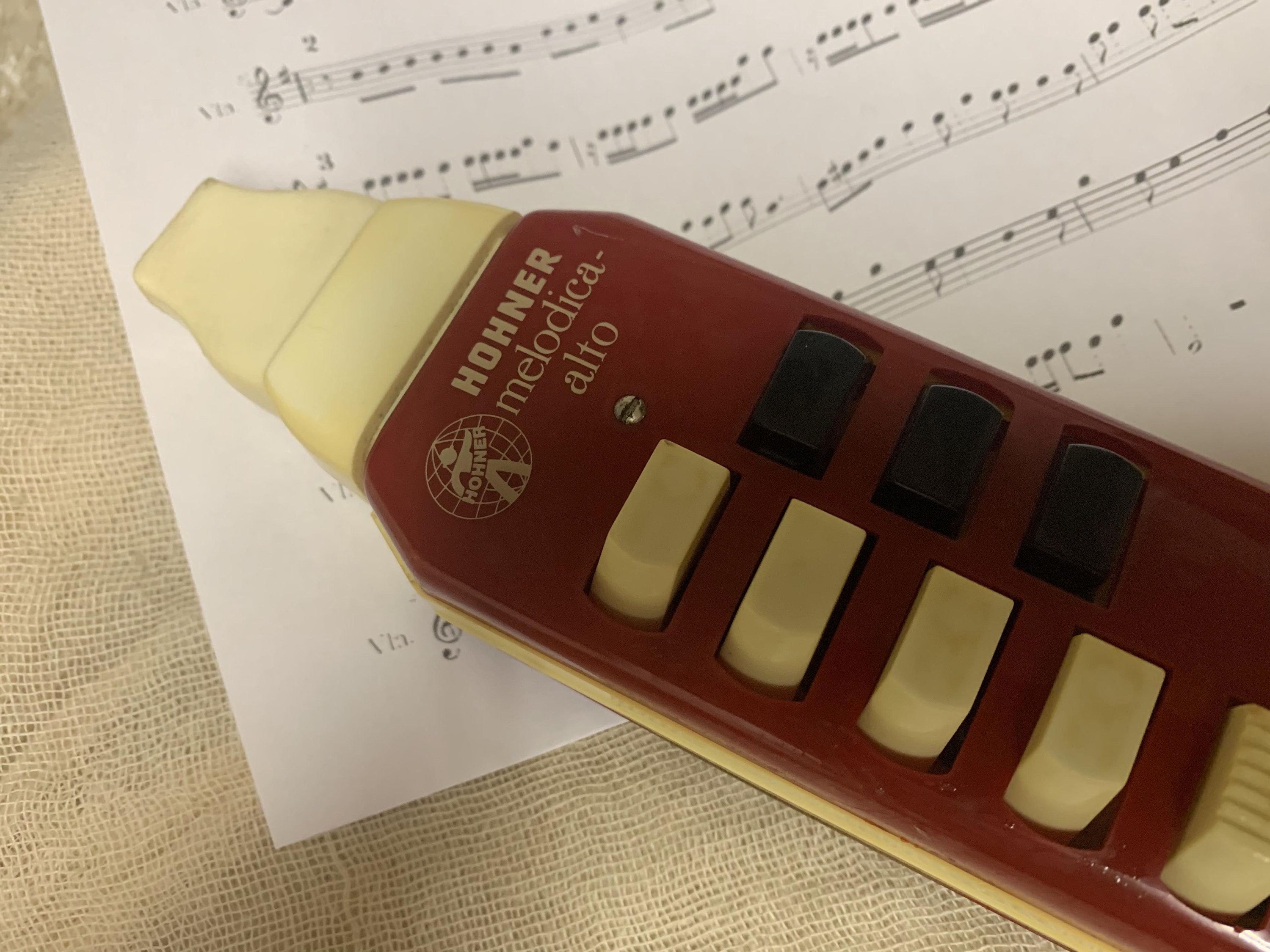 Vintage HOHNER Melodica Vintage Flute Red Melodica Hohner Alto Etsy
