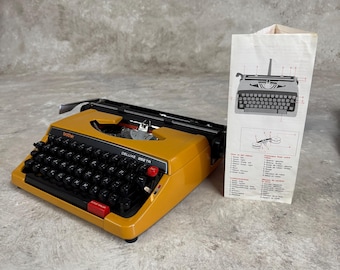 ABCポータブル - 実用タイプライター、1960年、ケース付き - Etsy 日本