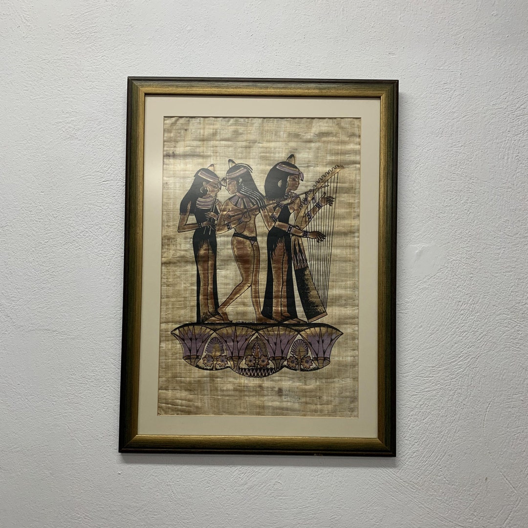 エジプト　パピルス画 「アメン神の音楽家たち」 il_1080xN.5502583076_i182.jpg