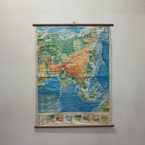 Landkarte Asiens Geophysische Karte Asiens Asien Geographie Karte