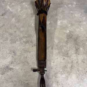 Vintage Toumperleki Becher Trommel aus Holz Doumbek Handgefertigte Doumbek Handgemachte Damroo Musikinstrument Schlaginstrumente