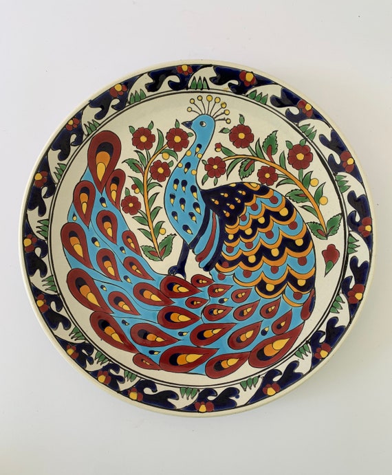 Keramicos Decotative Plates, Etsy Plate, Ceramic Collectible Hand Greek Pottery Painted Plates, Plates, - Plate, Plate. Ceramic Keramikos