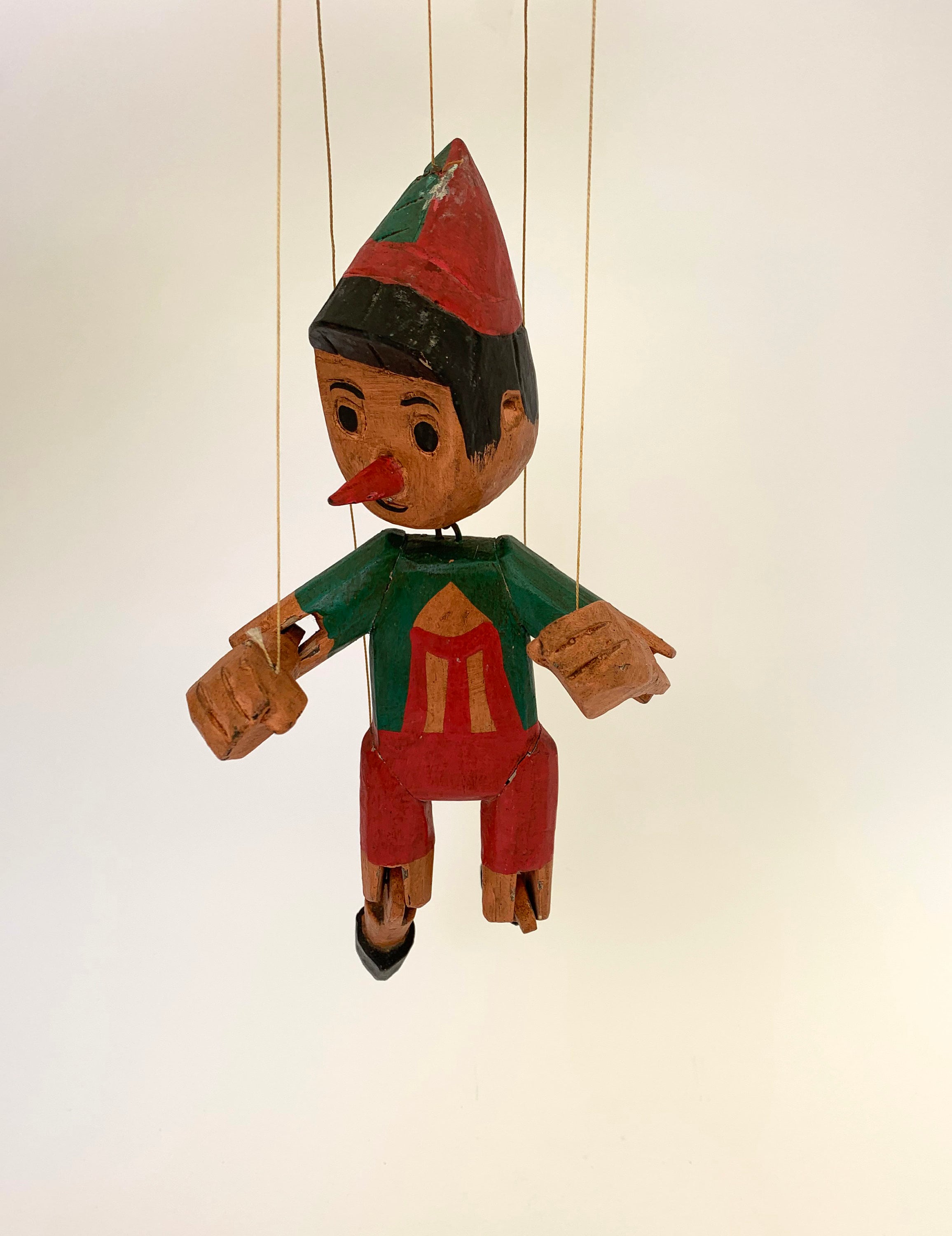 Pinnochio Marionette Wooden Puppet