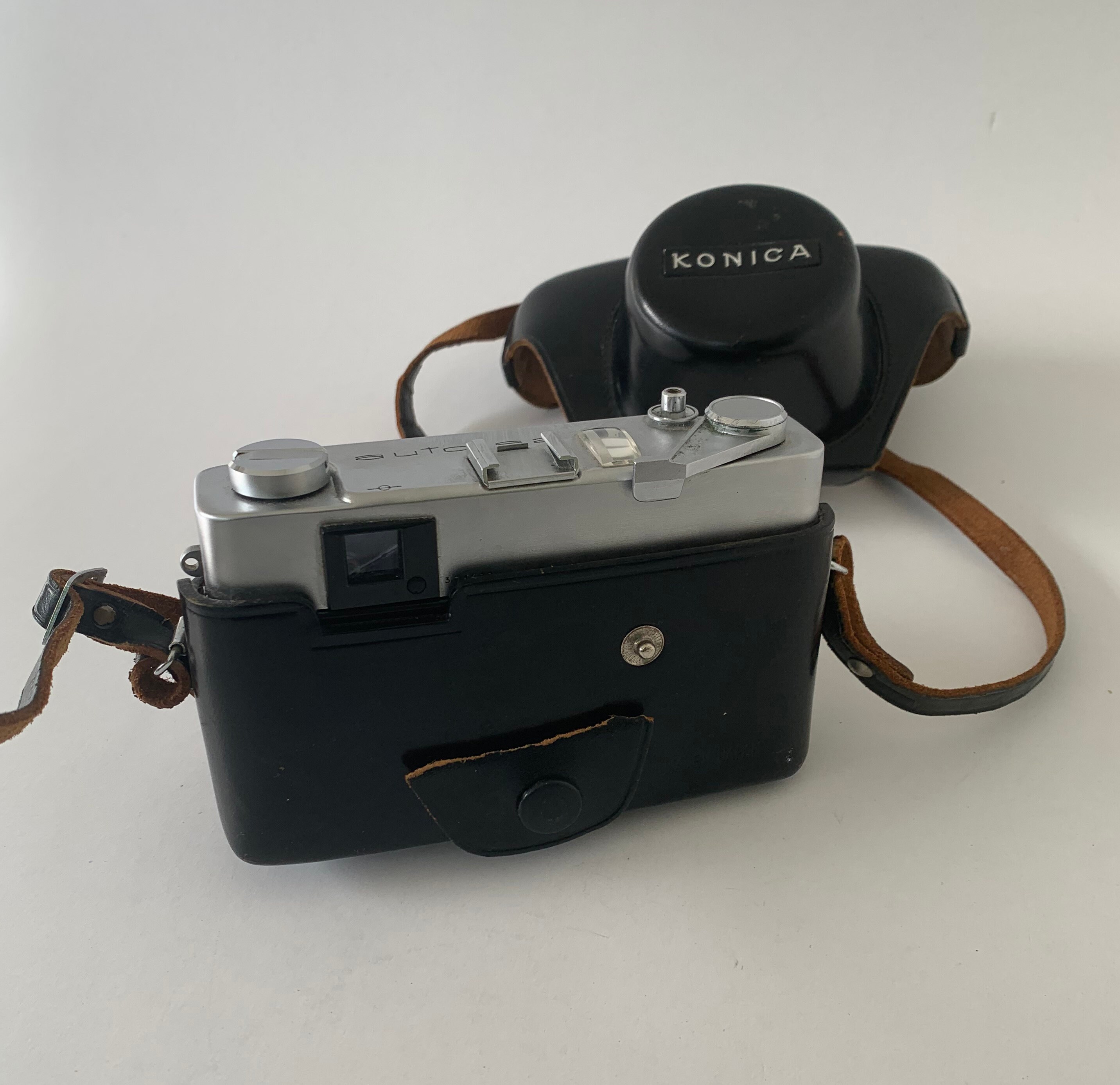 Vintage Konica Auto S2 Camera With Hexanon 45mm 1:1.8 Lens and
