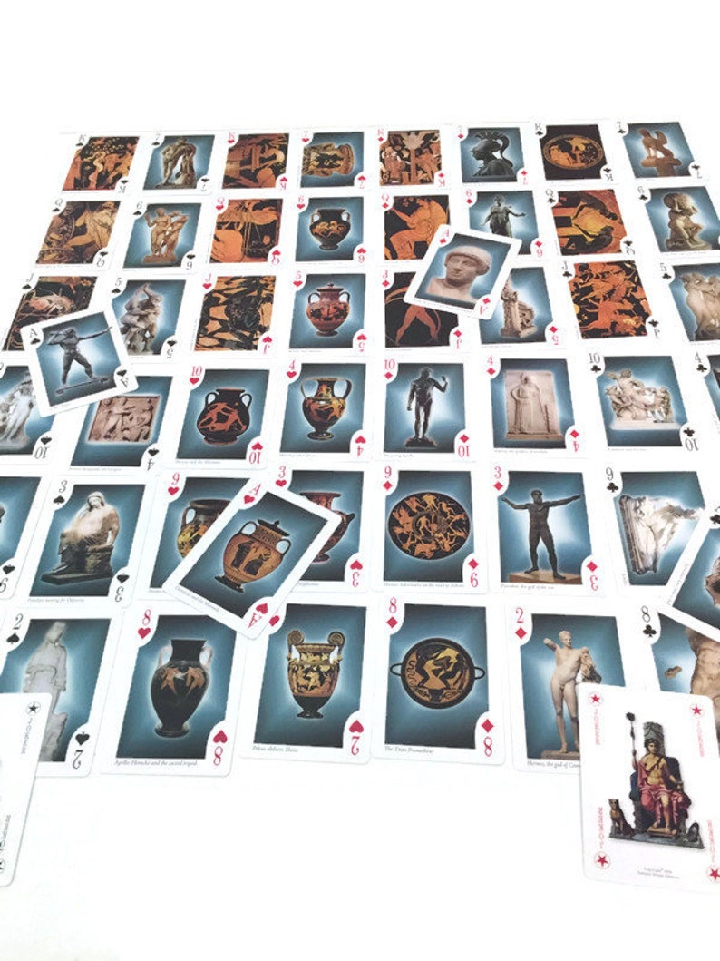 Ancient Greece Mythology Playing Cards Greek Playing Cards Etsy