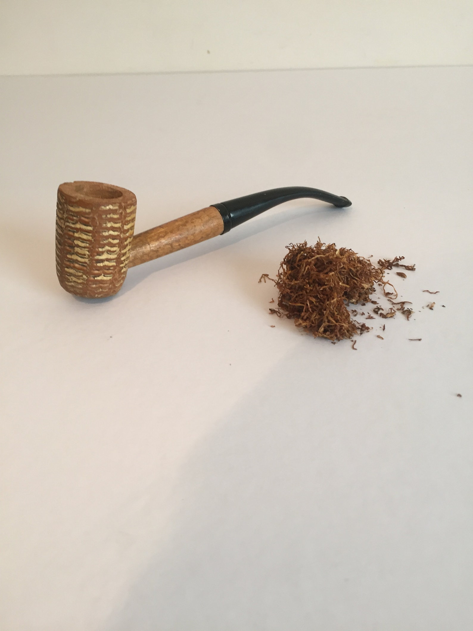 Vintage Corn Cobe Pipe Missuri Meerschaum Pipe Original Corn Etsy