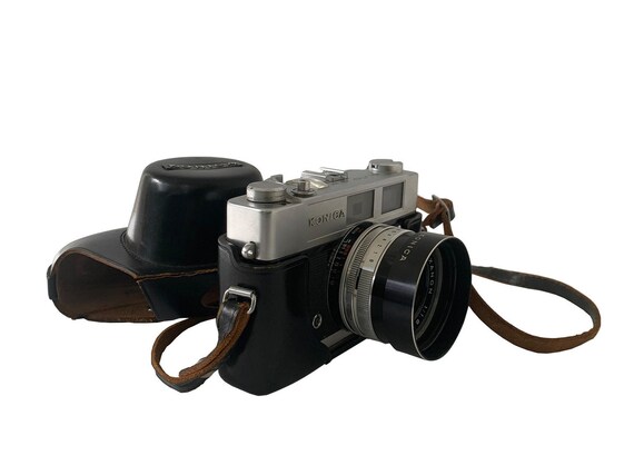 Vintage Konica Auto S2 Camera With Hexanon 45mm 1:1.8 Lens and