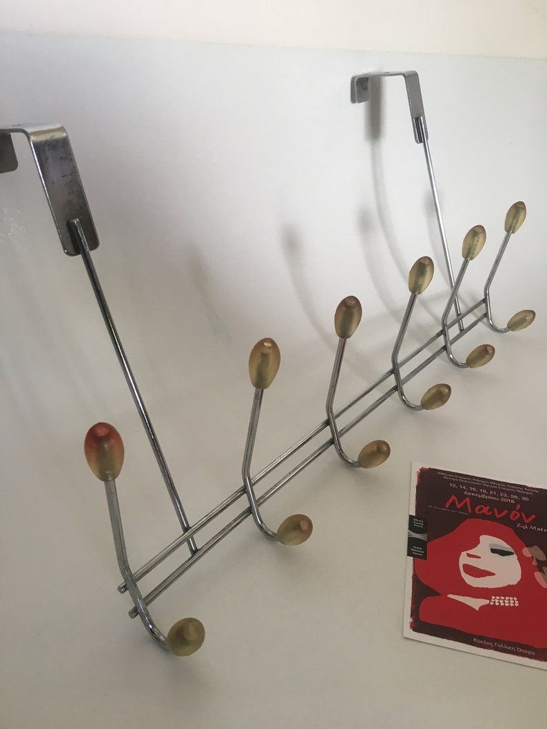 Vintage Door Coat Rack Vintage Door Hanger Mid Century Etsy