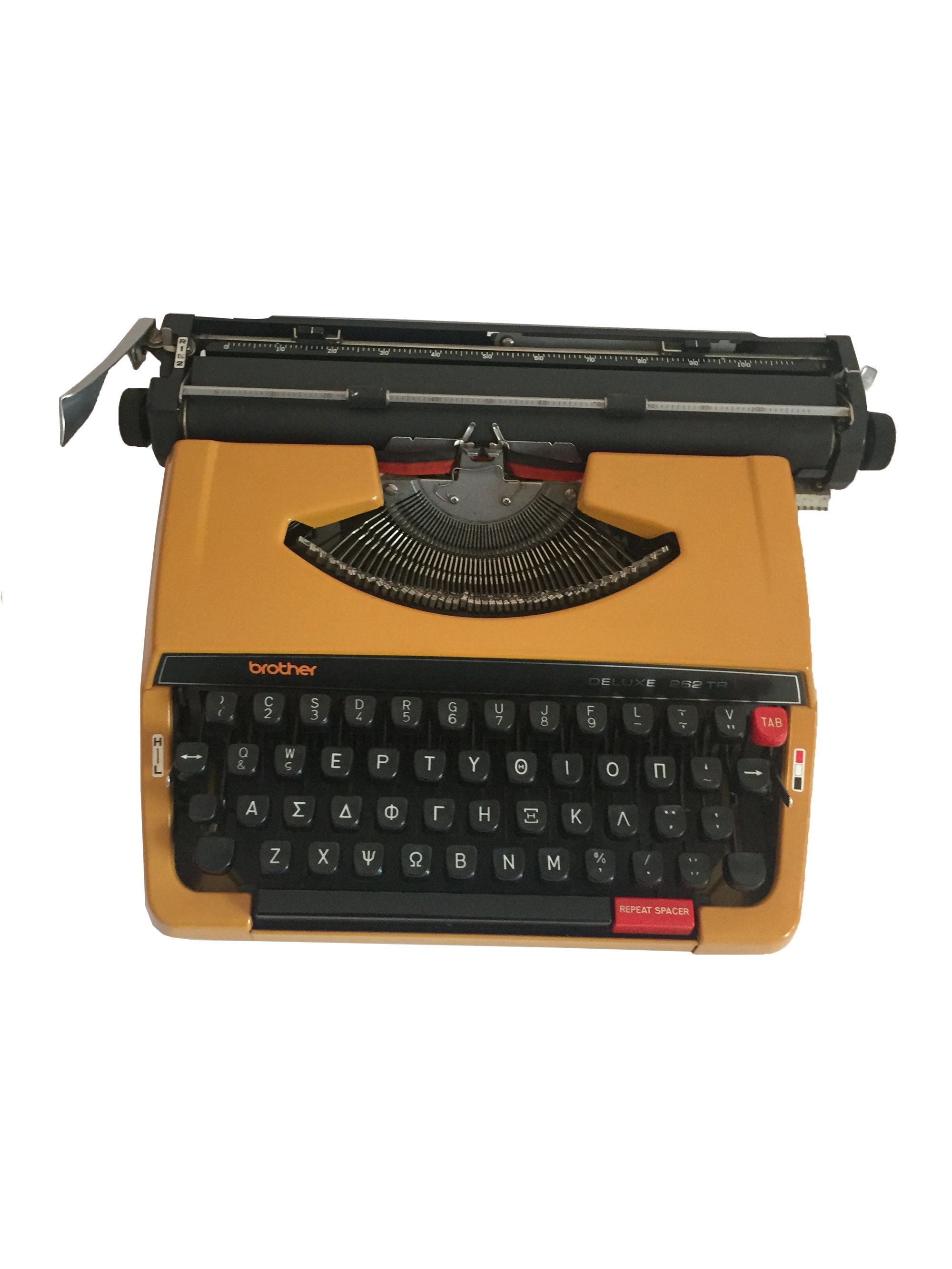 Brother Deluxe Typewriter 262TR 1970s Working Brother Deluxe Etsy