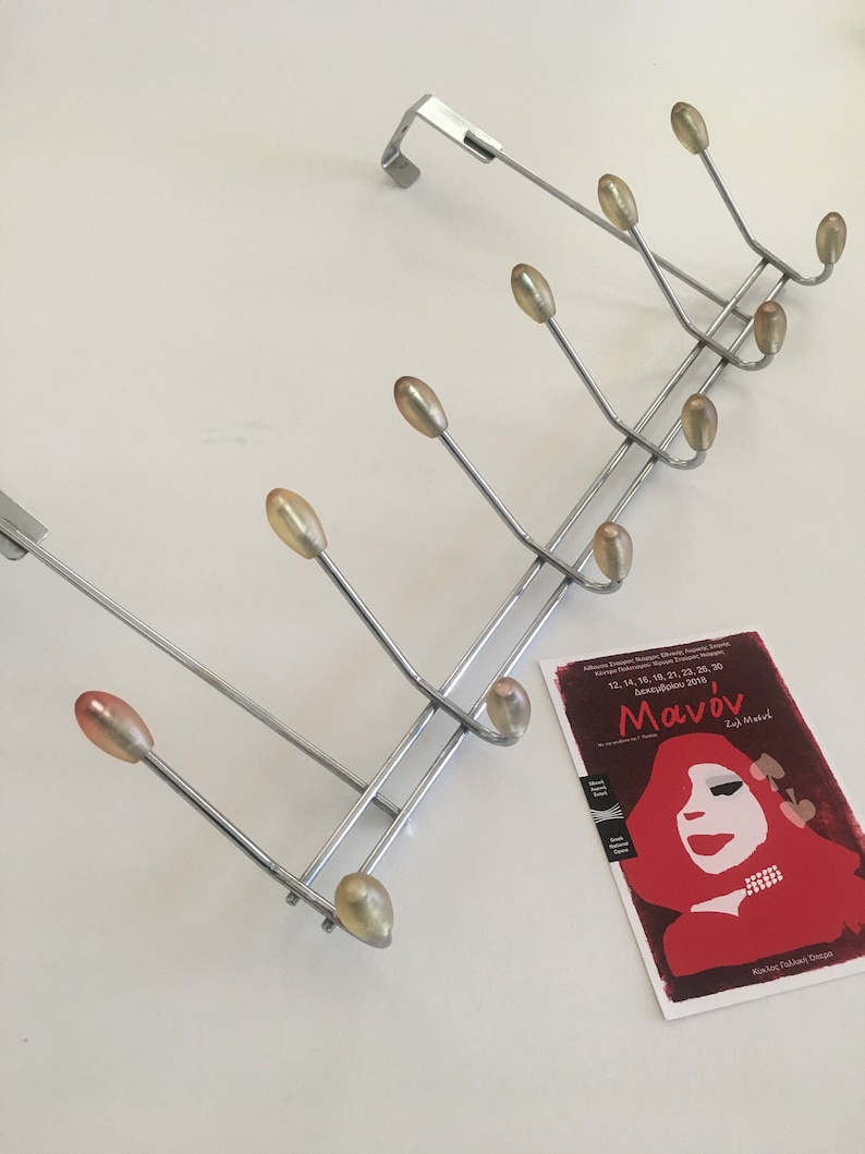 Vintage Door Coat Rack Vintage Door Hanger Mid Century Etsy